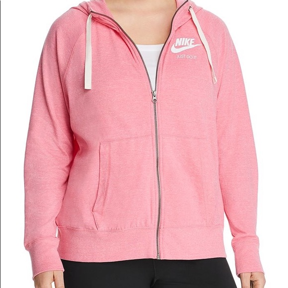 nike pink vintage hoodie